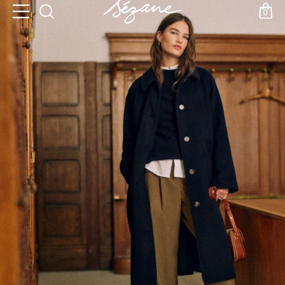 Sezane Clyde Wool Coat